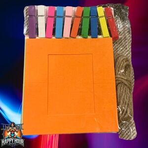 For Fujifilm Instamax Mini Picture Frames With Mini Clothpins 10 Pack NEW